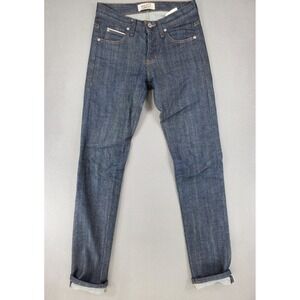 Naked & Famous Super Guy Selvedge Skinny Blue Jeans Mens 29 x 34 Stretch Dark